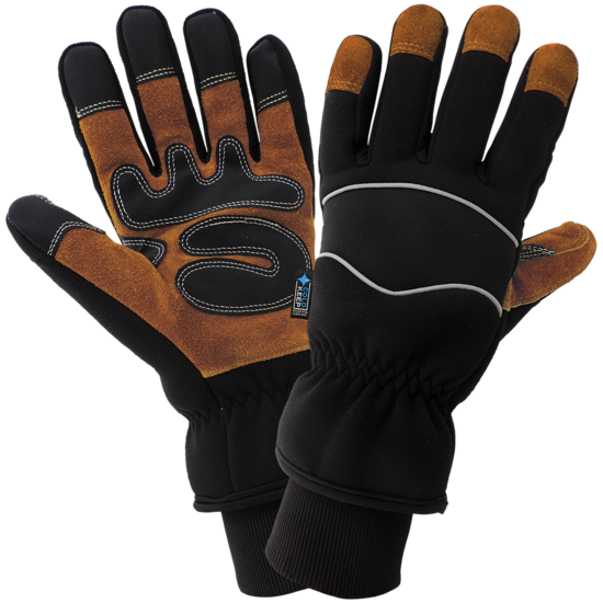 Premium-Grade Split Cowhide Leather Palm, Low Temperature, Waterproof, and Insulated Gloves