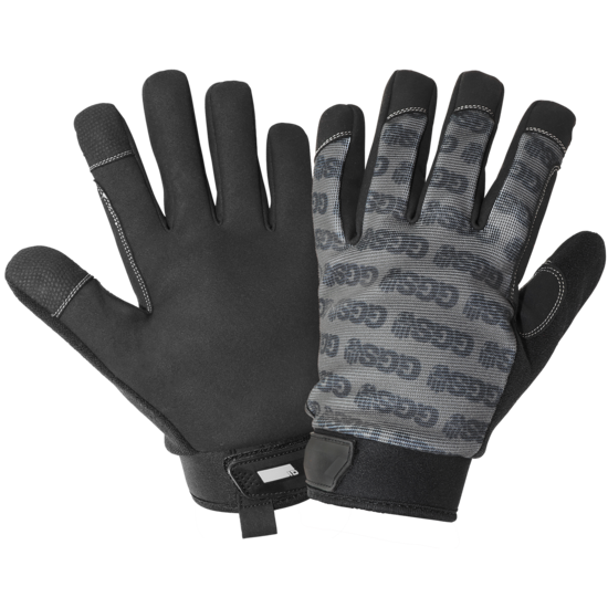 Touch Screen Mechanics Gloves with a Neoprene Cuff