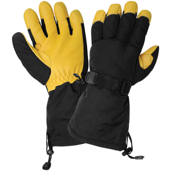 Premium-Grade Grain Deerskin Leather Palm, Low Temperature, Waterproof Gloves Insulated with 3M™ Thinsulate™