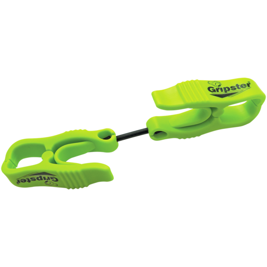 Gripster® Dual-Ended High-Visibility Yellow/Green Utility Clip